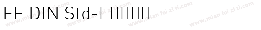 FF DIN Std字体转换